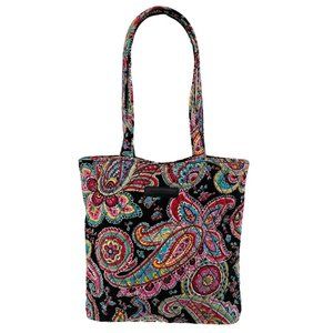 Vera Bradley Parisian Paisley  13"x14"x4"  Shoulder Tote Bag Purse